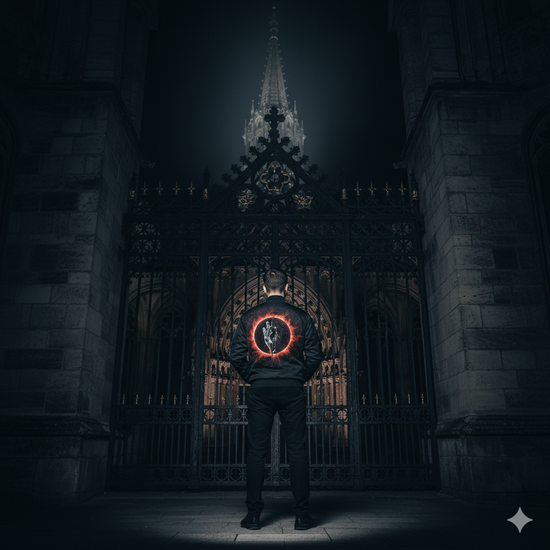 Ashes of the Eclipse – Luxury Bomber Jacket