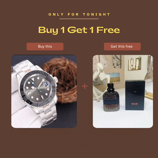 Rolex-Inspired Chrono + FREE Valentino Uomo Perfume