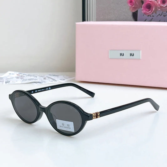 BlushGold Retro Luxe Sunglasses