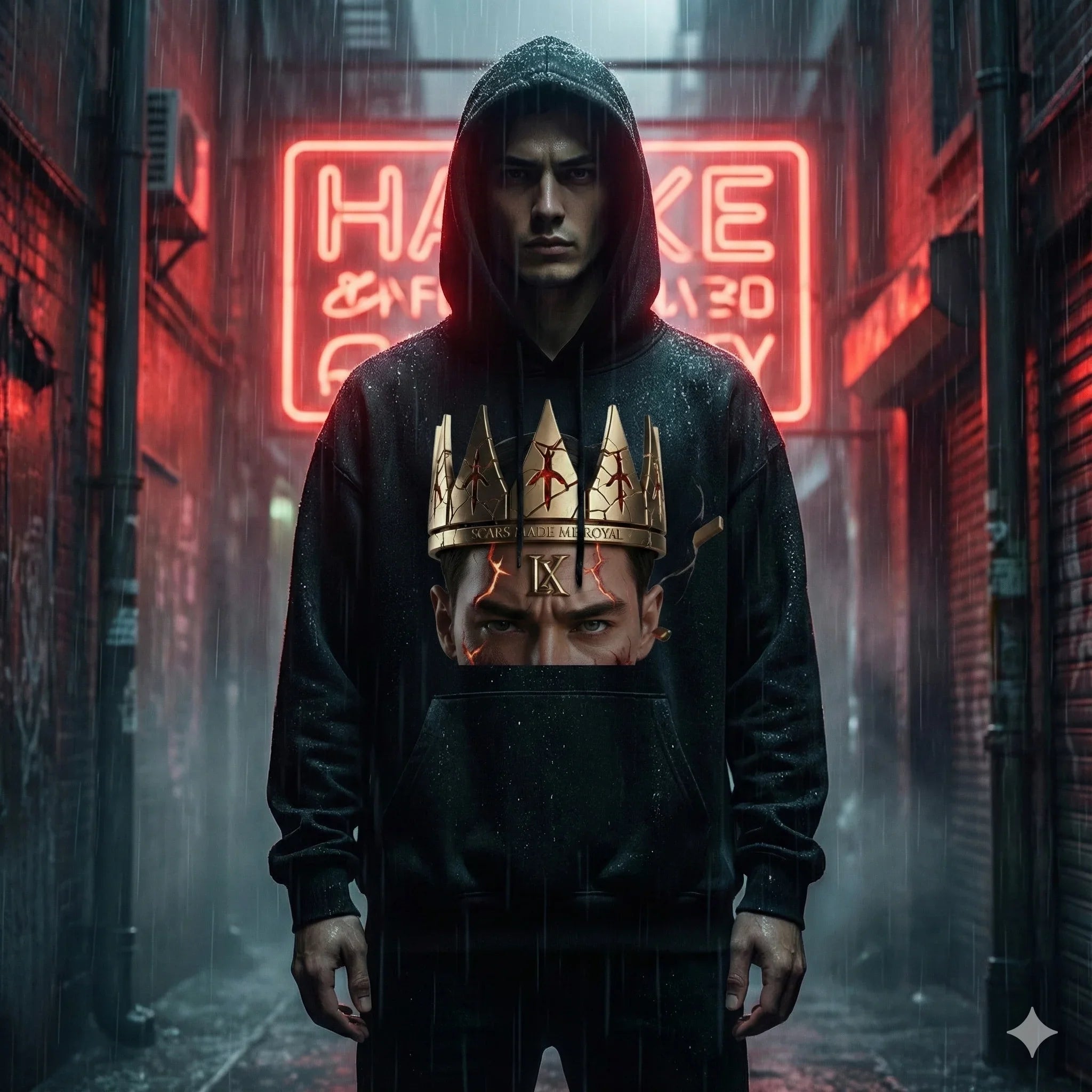 The Cursed Monarch — Oversized Hoodie