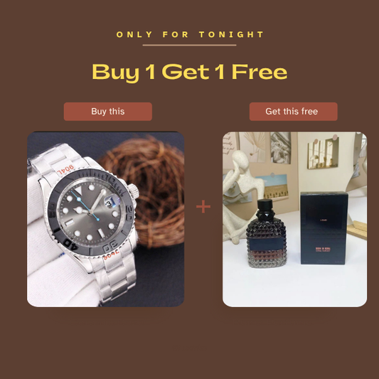 Rolex-Inspired Chrono + FREE Valentino Uomo Perfume